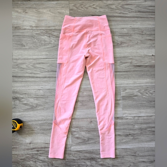 Victoria Sport Pink High-Waisted Leggings- Size XS - Picture 8 of 8
